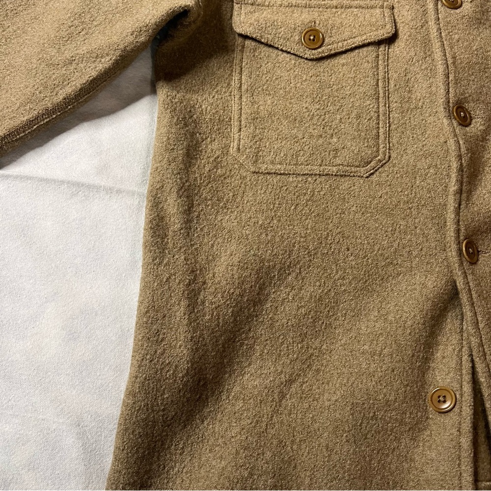 Buck Mason women’s Camel Felted Field Jacket - Picture 2 of 5